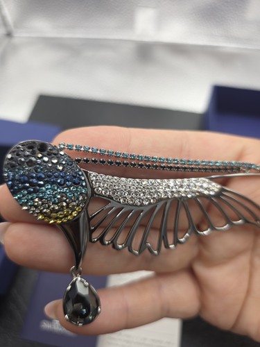 Spilla colibrì swarovski - spilla,