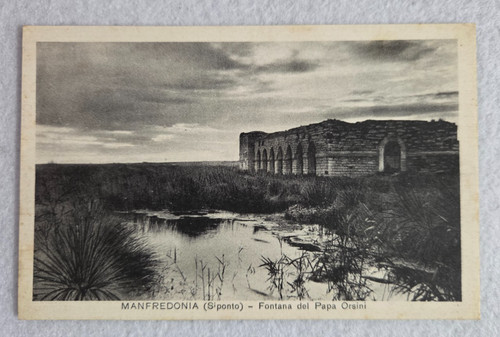 Cartolina foggia manfredonia - foggia,