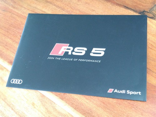 Brochure 2017 audi rs5 - audi, coupÉ