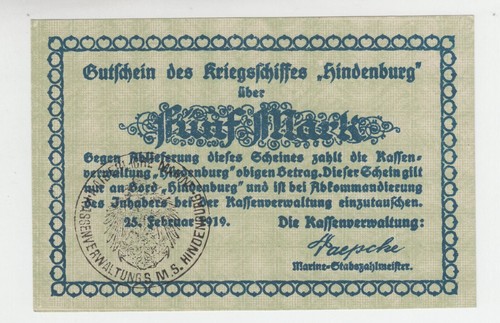 1919 germania 5 mark - germania,,