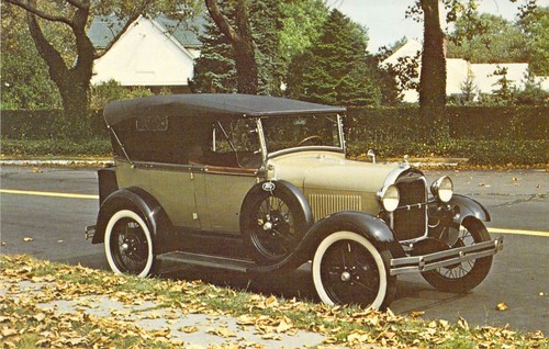 Cartolina ford model phaeton - cartolina,
