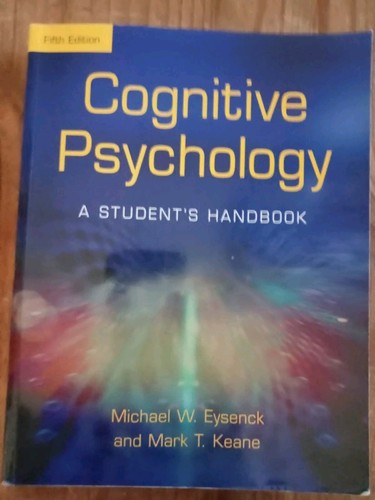 Cognitive psychology a - psychology:,