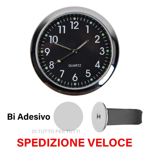 Orologio per auto adesivo - auto,