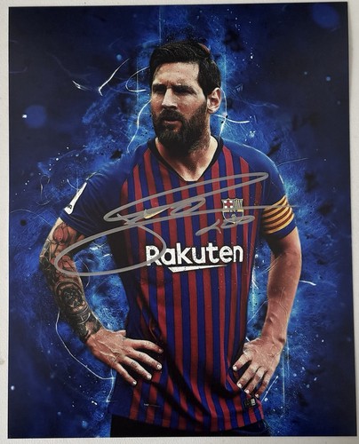 Foto firmata lionel messi - foto,