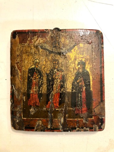 Icona russa antica fine xvii - fine,