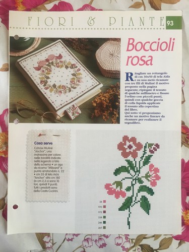 Schema punto croce ricamo - punto,