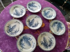 8 Assiettes Plates Terre de