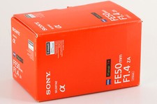 Sony Zeiss Planar T* FE 50mm f/1.4 ZA SEL50F14Z, NUOVO + IMBALLO ORIGINALE