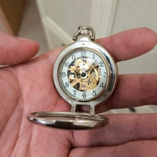 Orologio da taschino meccanico 3 lancette 2650S meccanismo a vista