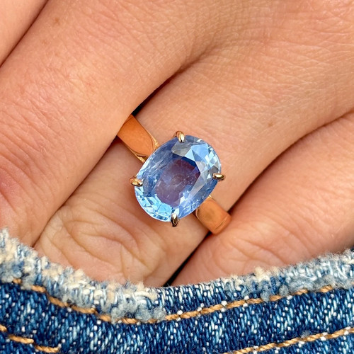 Anello fidanzamento zaffiro - anello,