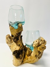 Ciotola in vetro fuso su