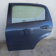 Sportello Porta Portiera Posteriore Sinistra SX Fiat Grande Punto Evo 2007 Blu