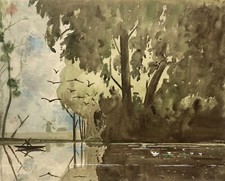 Acquerello Wasserspiegelungen