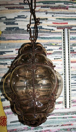 Lampadario antico fatto mano - a,