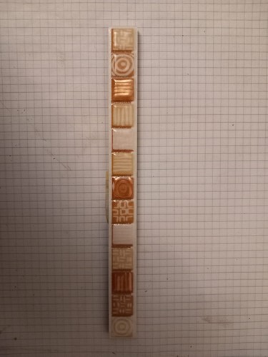 Listello ceramica giallo - ceramica,