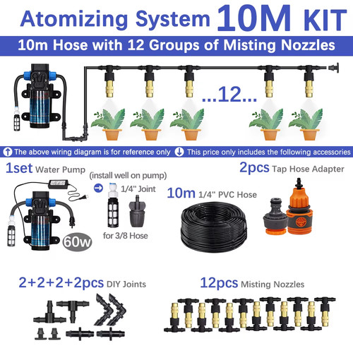 10m 60w kit pompa - 10m,