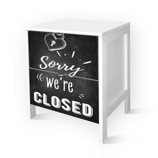 Cassettiera comodino Bianco