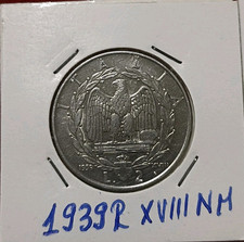 Regno d'Italia Eccezionale Moneta 2 Lire Impero 1939 NM In Buonissima Conservazi