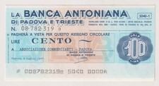 Miniassegni  BANCA  ANTONIANA
