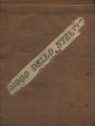 Giogo dello stelvio - dello, prima