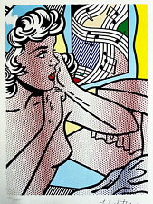 Roy Lichtenstein Litografia COA (Mr Doodle Frank Stella Jasper Johns]