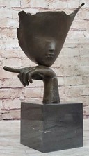 Bronzo Femmina Maschera Da