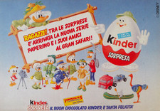 Advertising Cutout Italy 1989