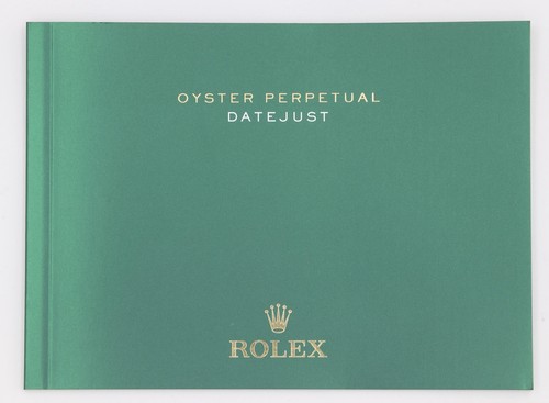 Rolex datejust 2015 booklet - rolex,