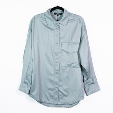 NEW Zara Sateen Satin Snap