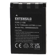 Batteria per Sanyo Xacti VPC-MZ3 VPC-MZ3EX VPC-MZ3GX 1100mAh 3,7V