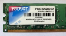 PATRIOT Memory DDR2 2GB CL5 PC2-6400 (800MHz) SODIMM 2 GB PSD22G8002S