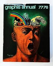 GRAPHIS ANNUAL PRESS 77/78 INTERNATIONAL ADVERTISING GRAPHIC DESIGN HC BOOK W DJ