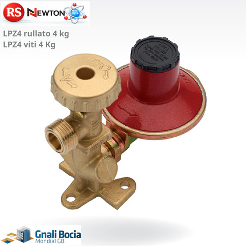 Regolatore gpl bombola 4 - 1,