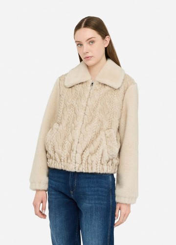 Liu white bomber - white,