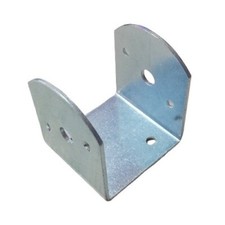 Staffa Portapilastro a U mm 80