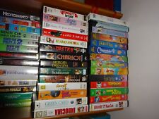 Videocassette VHS originali, oltre 100 titoli, generi vari