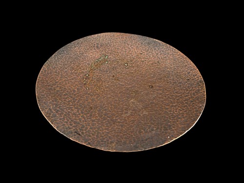 Mid century ciotola rame base - century,