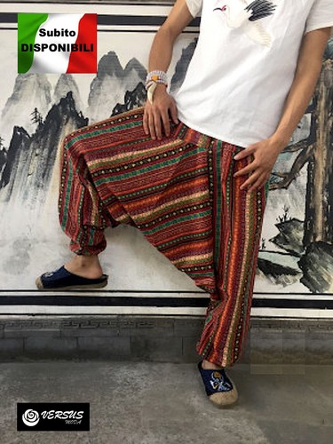 Pantaloni uomo harem alla - harem,