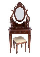 Antica toilette con sgabello - antica,