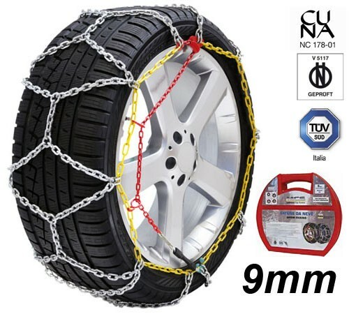 Catene neve 9mm r13 - catene,