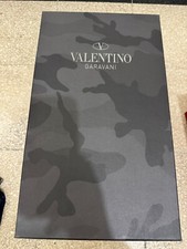 Scatola scarpe VALENTINO mimetica grigio 36x21x12