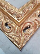 Cornice in legno ORO TRAF X quadri,foto,stampe,poster -LAR.CM 11 ALT.4.5 BAT.2