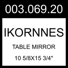 Specchio da tavolo IKEA IKORNNES frassino 10 5/8x15 3/4" 003.069.20
