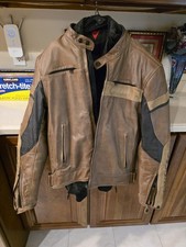 Giacca pelle traforata Dainese