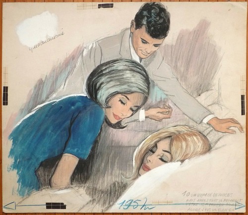 Dessin original gouache - , de