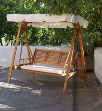 Dondolo rustico giardino - dondolo,