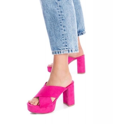 Ciabatta donna xti - ciabatta, fucsia