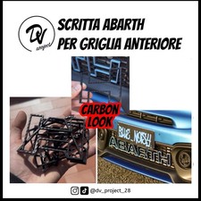 Scritta Abarth per Paraurti