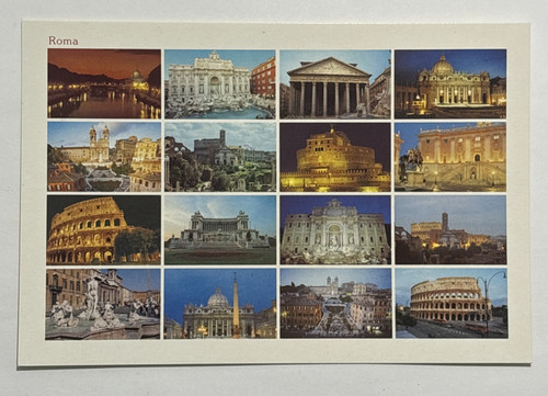 Roma italia cartolina - roma,