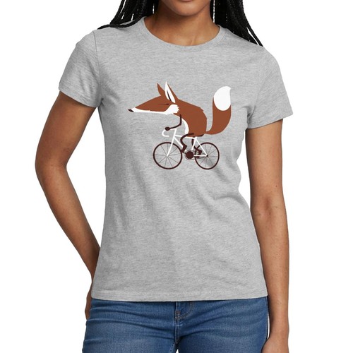 Shirt donna volpe in - t-shirt,